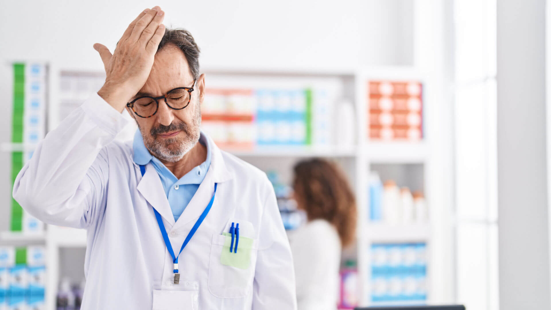 pharmacist committing pharmacy errors